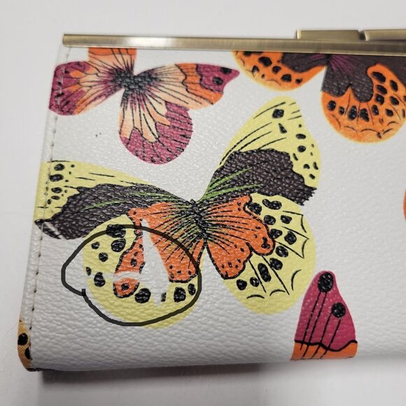 Butterfly Wristlet Wallet Purse Clutch Purse - Picture 7 of 7